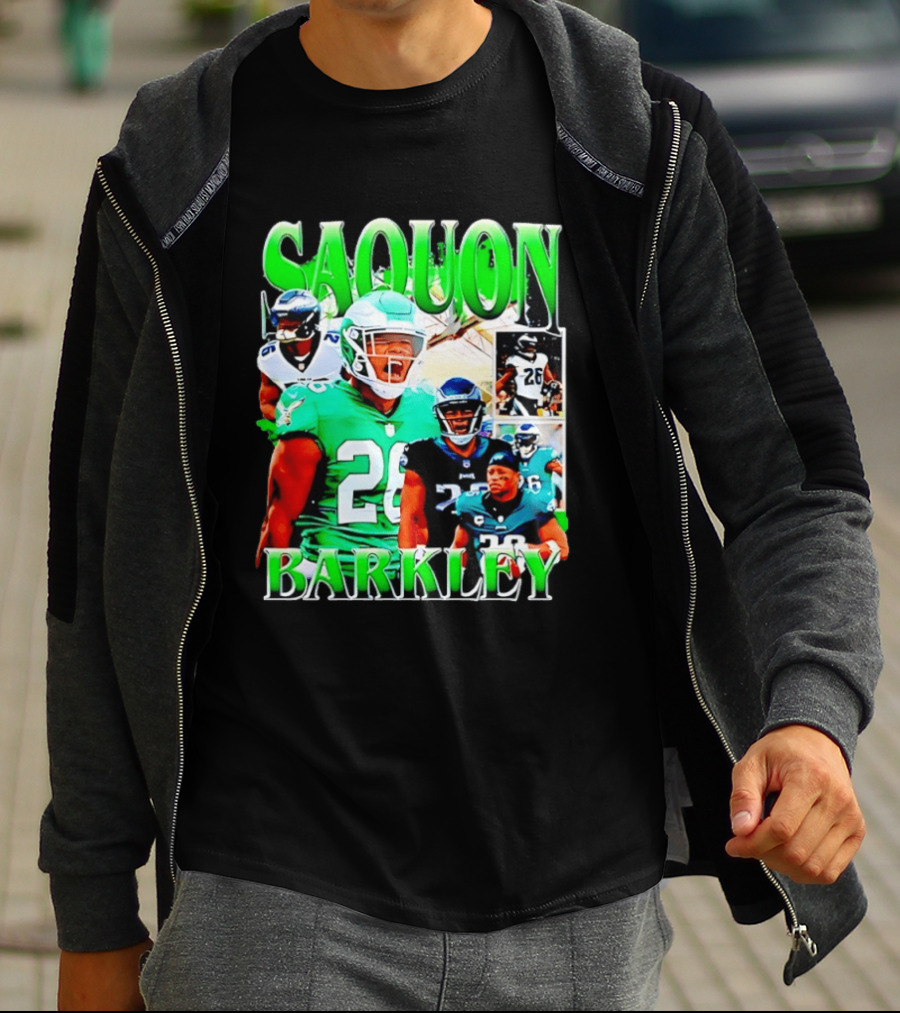 Saquon Barkley 26 Philadelphia Eagles NFL Football 2026 T-Shirt