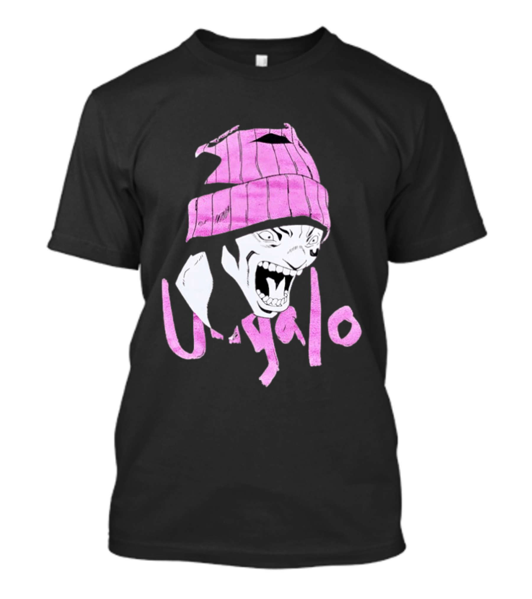 Ungalo JoJo's Bizarre Adventure Stone Ocean Pink Hat Manga T-Shirt
