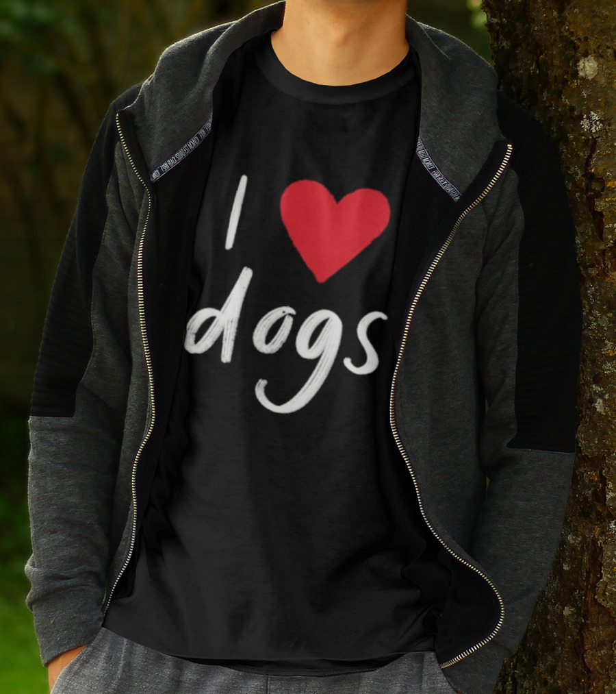 We Rate Dogs I Heart Dogs Love Canine T-Shirt