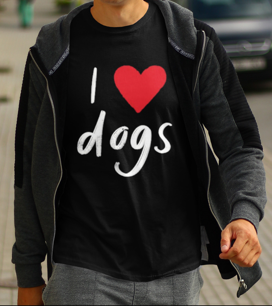 We Rate Dogs I Heart Dogs Love Canine T-Shirt