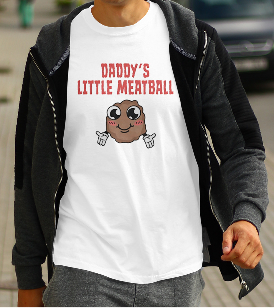 Daddy's Little Meatball Happy Gilmore 2 Fun Cartoon T-Shirt