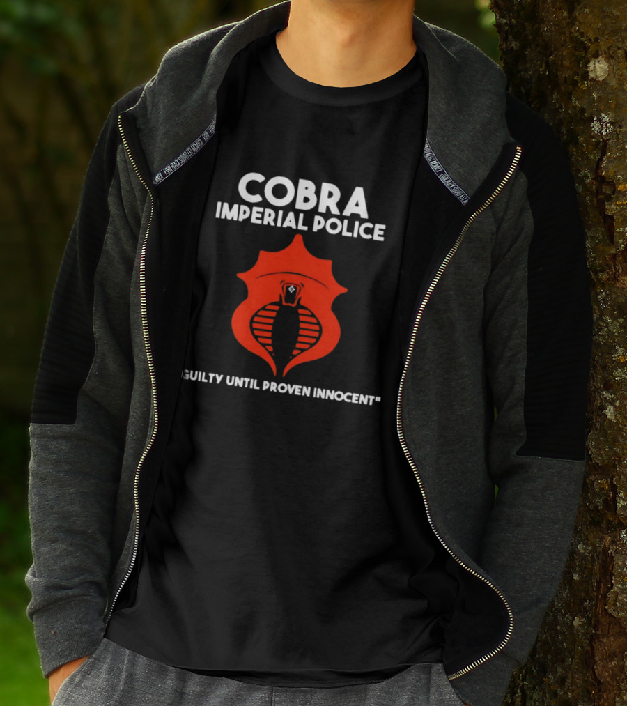 Cobra Imperial Police Guilty Until Proven Innocent T-Shirt
