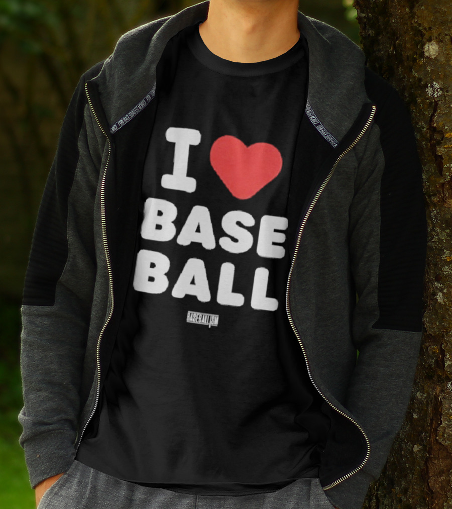 I Heart Baseball Classic Sports Fan T-Shirt