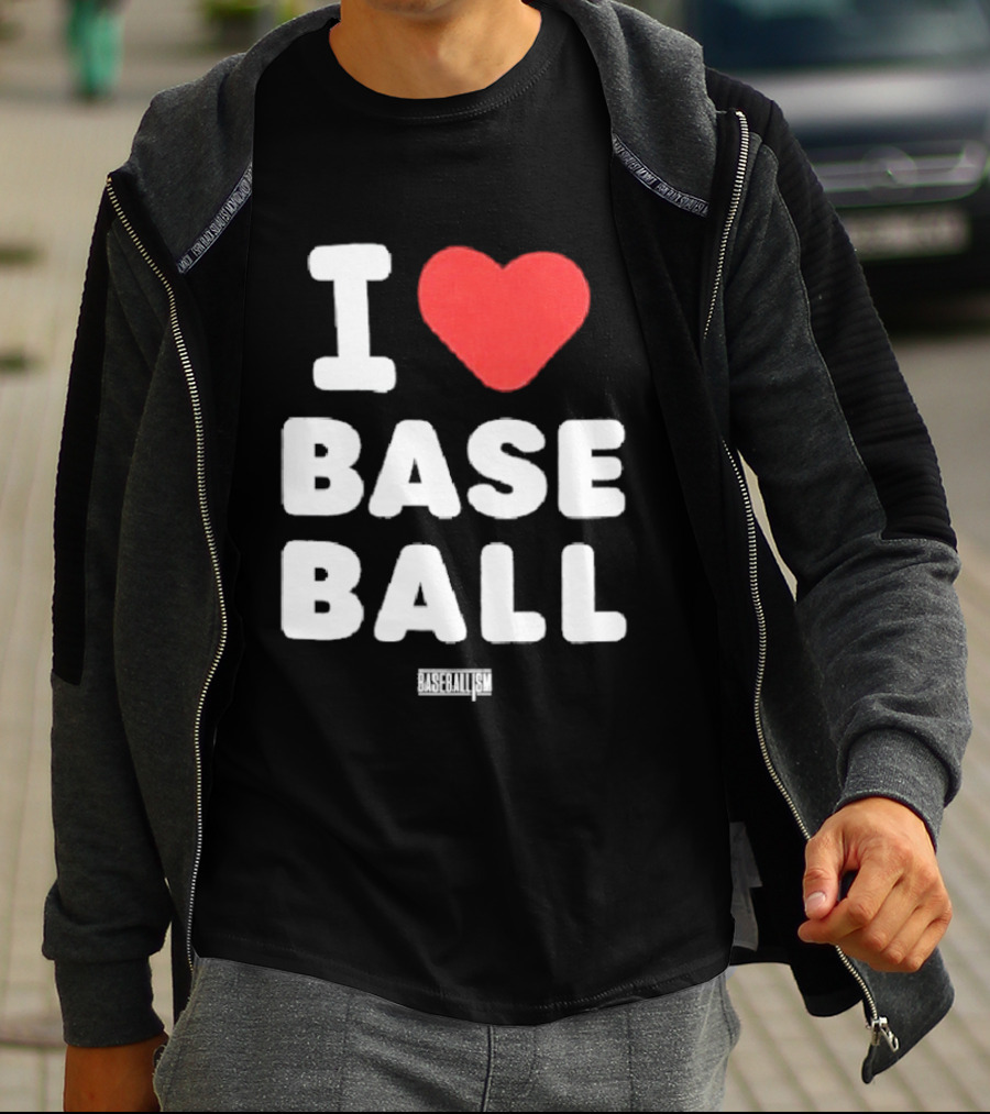 I Heart Baseball Classic Sports Fan T-Shirt