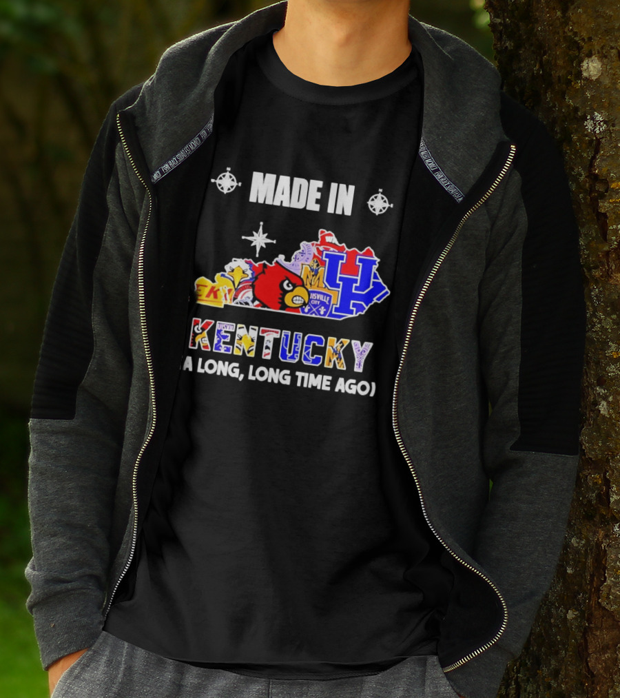 Made In Kentucky UK Louisville City Cardinals Long Time Ago T-Shirt