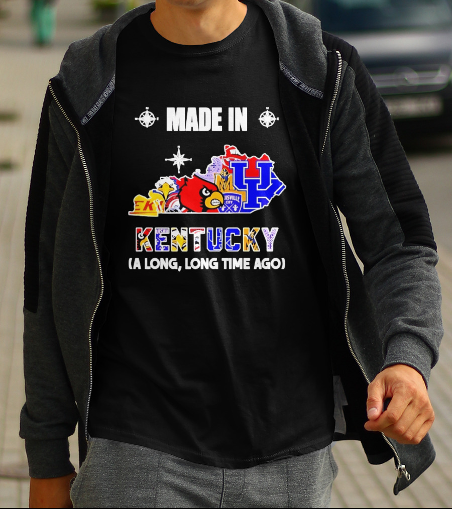 Made In Kentucky UK Louisville City Cardinals Long Time Ago T-Shirt