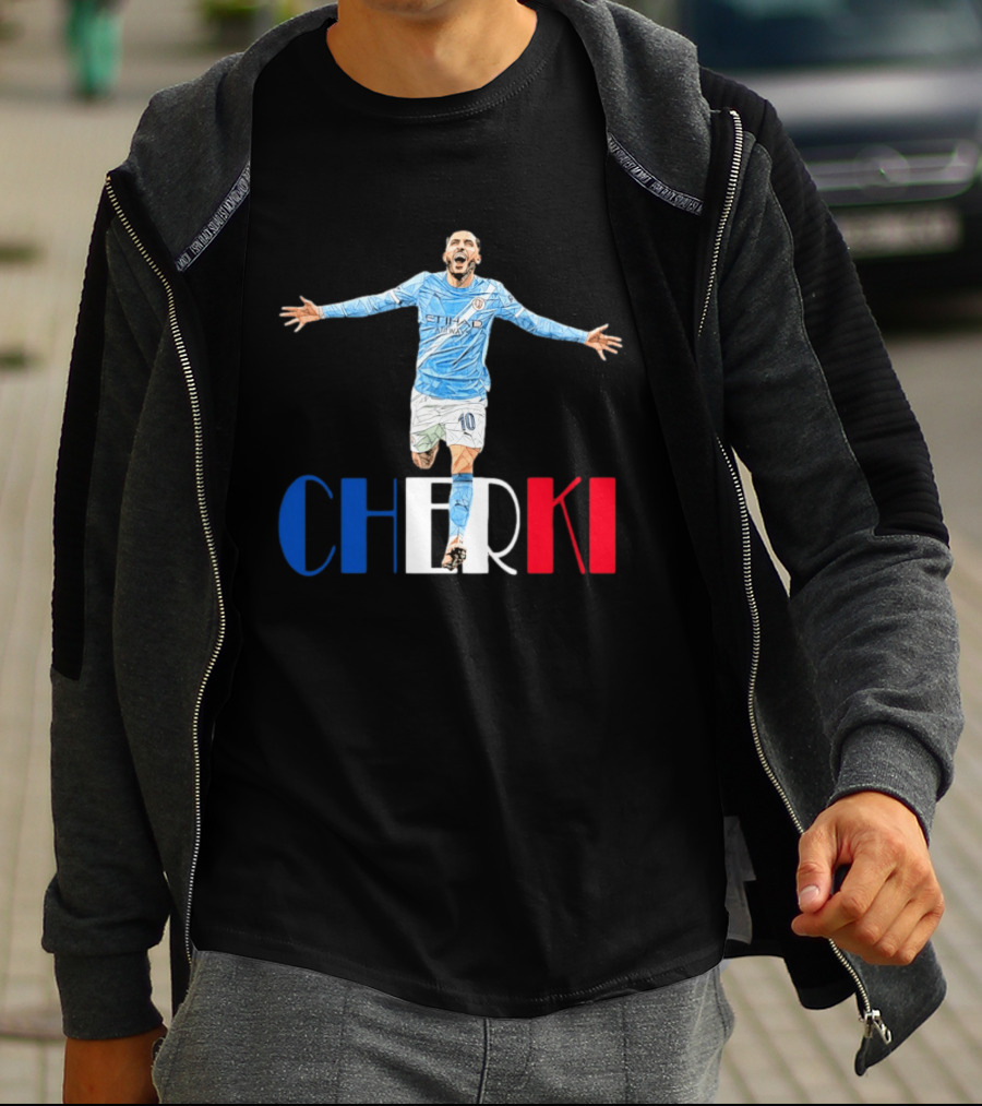 Rayan Cherki 10 Manchester City Etihad Airways T-Shirt