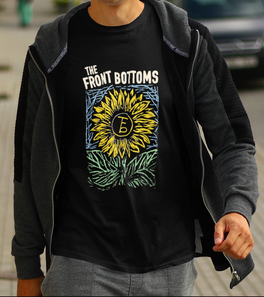 The Front Bottoms Sunflower TFBS Yellow Flower T-Shirt