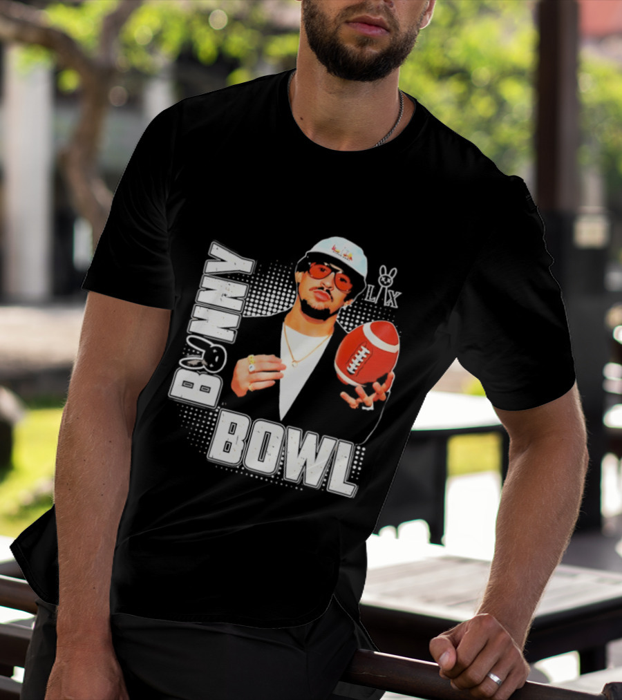Bad Bunny Team Benito Super Bowl LIX Football Fun Wear T-Shirt