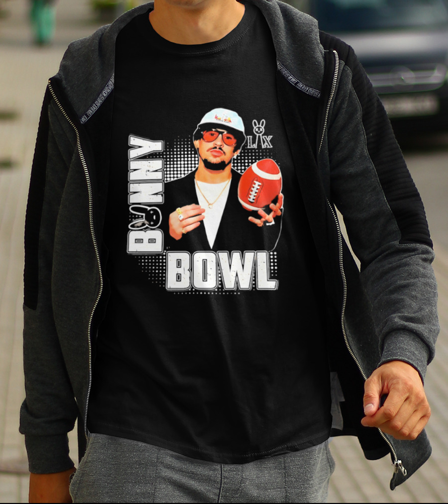 Bad Bunny Team Benito Super Bowl LIX Football Fun Wear T-Shirt