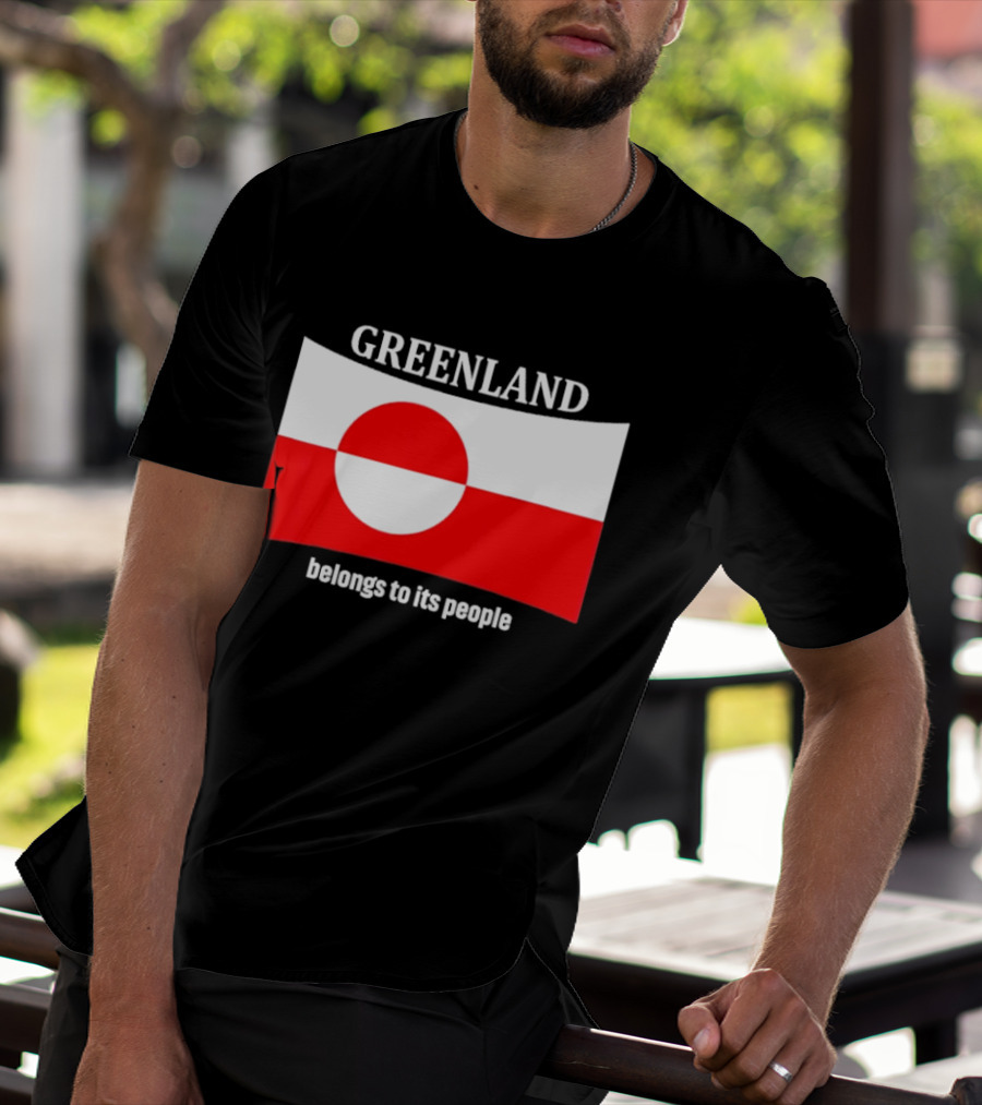 Greenland Flag Symbolizes Independence And Belonging To Its People T-Shirt