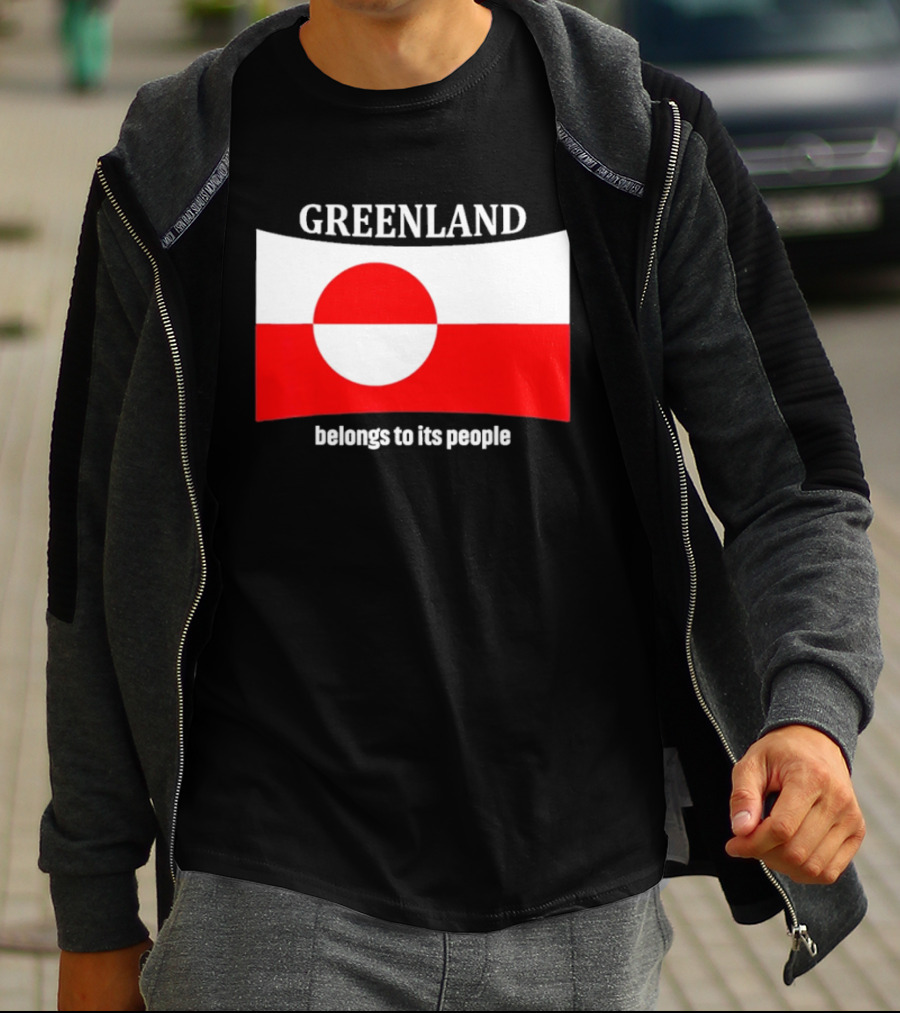 Greenland Flag Symbolizes Independence And Belonging To Its People T-Shirt
