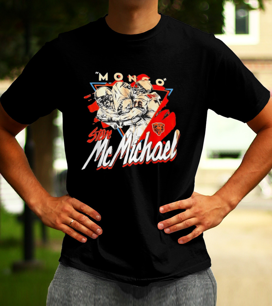 Mongo Steve McMichael Chicago Bears Football Legend T-Shirt
