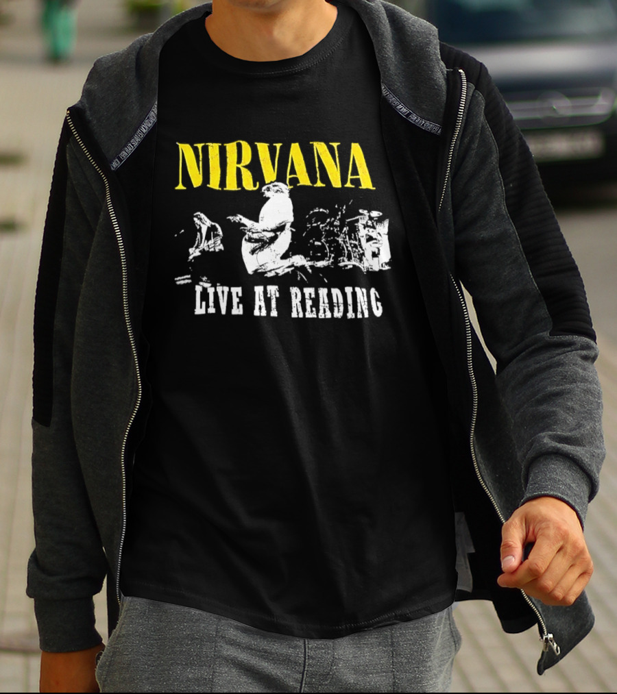 Nirvana Live At Reading Festival Iconic Performance 1992 T-Shirt