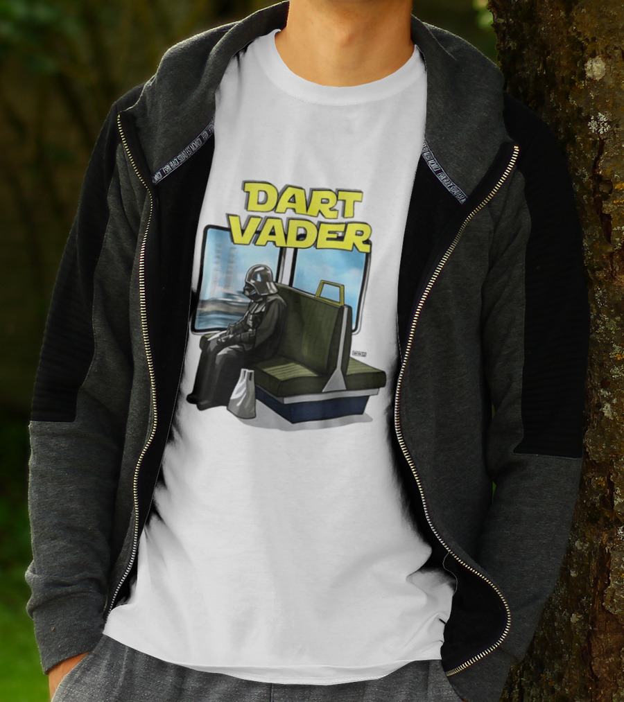 Dart Vader On Train Journey T-Shirt