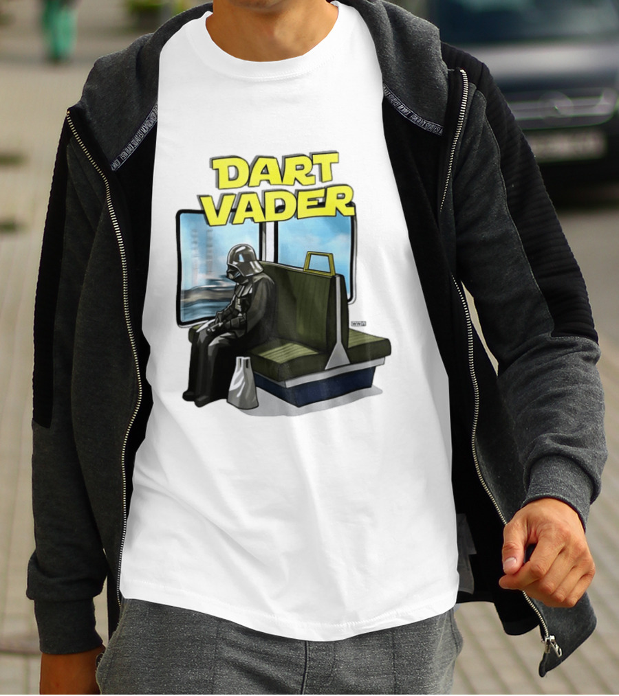 Dart Vader On Train Journey T-Shirt