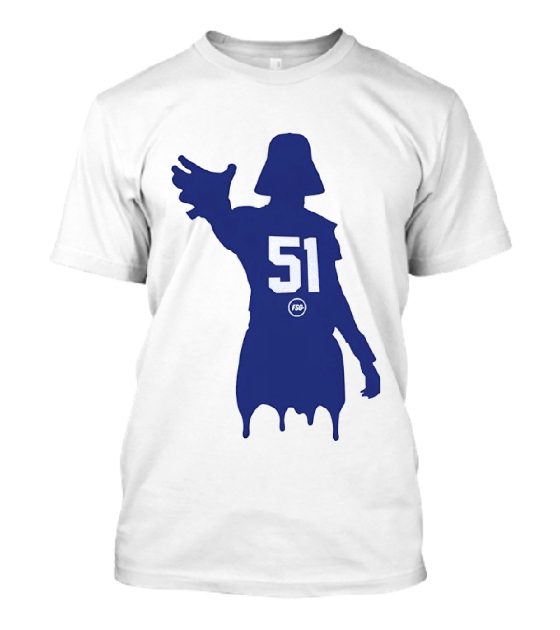 Darth Vader Silhouette Abdul Carter 51 New York Giants Football T-Shirt