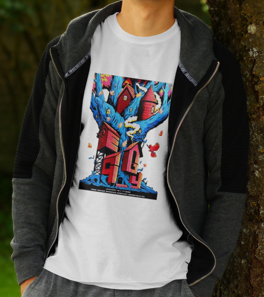 EGGY Tree House Brewing Company January 16 17 2026 Deerfield MA T-Shirt