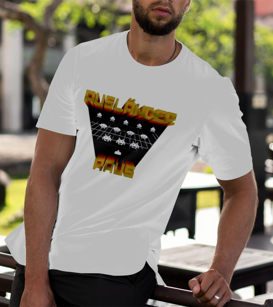 Ausländer Raus Retro Gaming T-Shirt