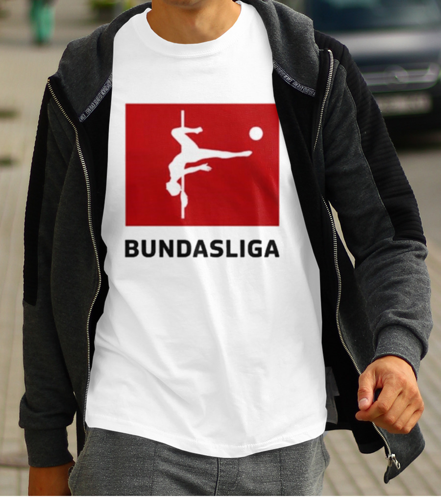 CA$HANOVA BULHAR BUNDASLIGA Parody Soccer Pole Dance Icon Red T-Shirt