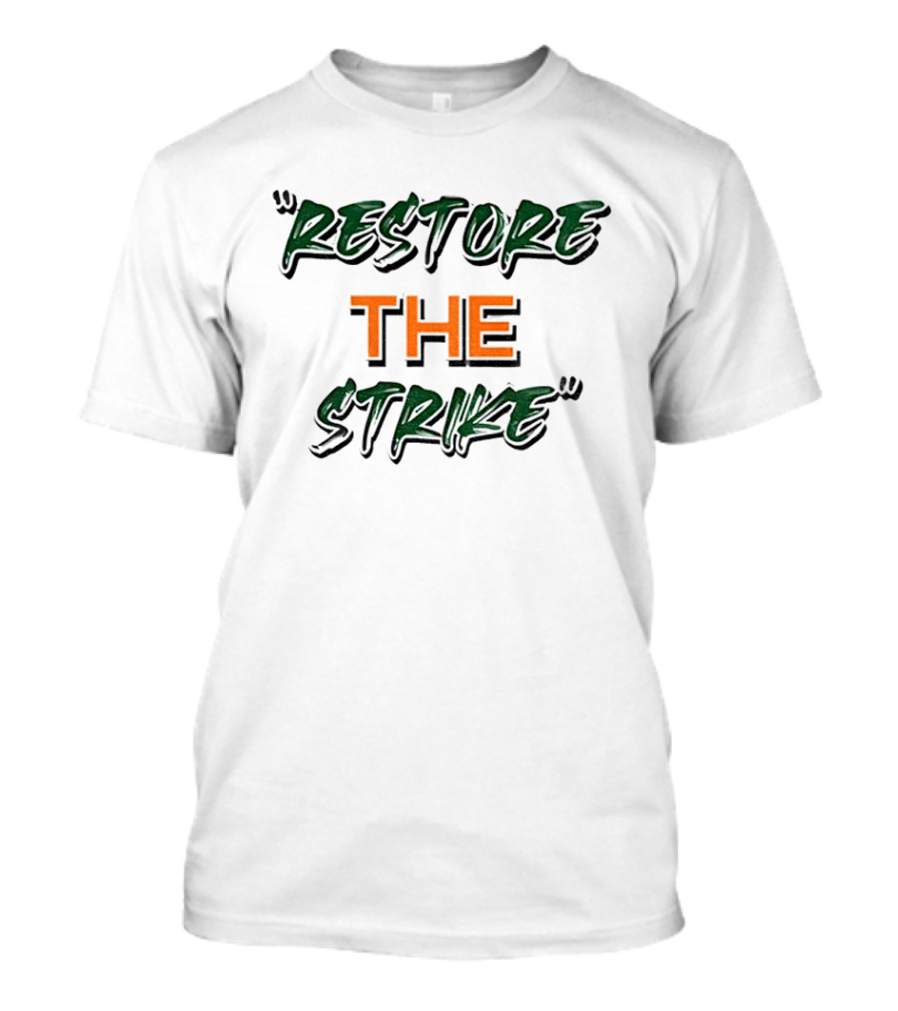 Quinn XCII Restore The Strike Green And Orange T-Shirt