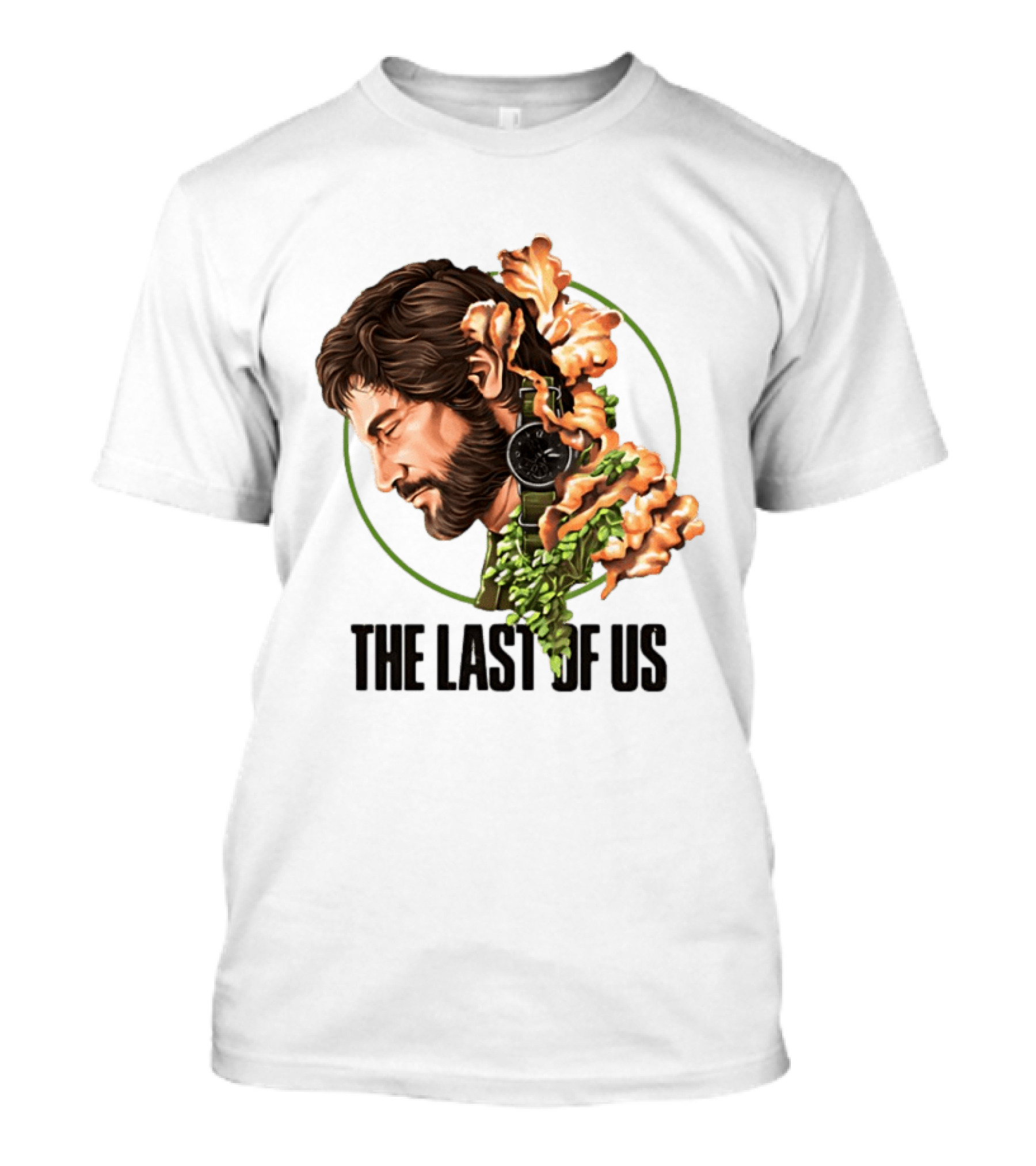 The Last Of Us Joel Portrait With Nature T-Shirt