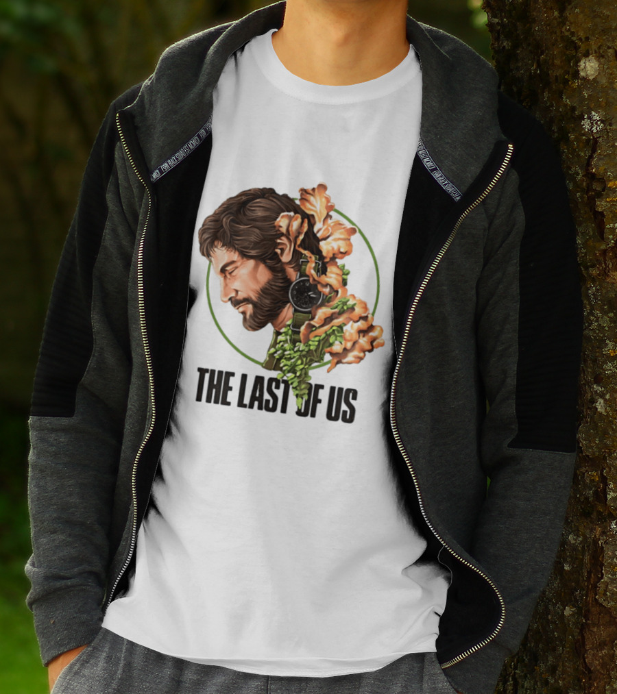 The Last Of Us Joel Portrait With Nature T-Shirt
