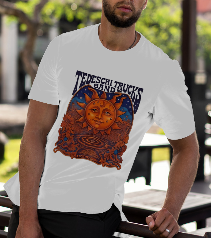 Tedeschi Trucks Band Cosmic Sunflower I Am The Moon Tour T-Shirt