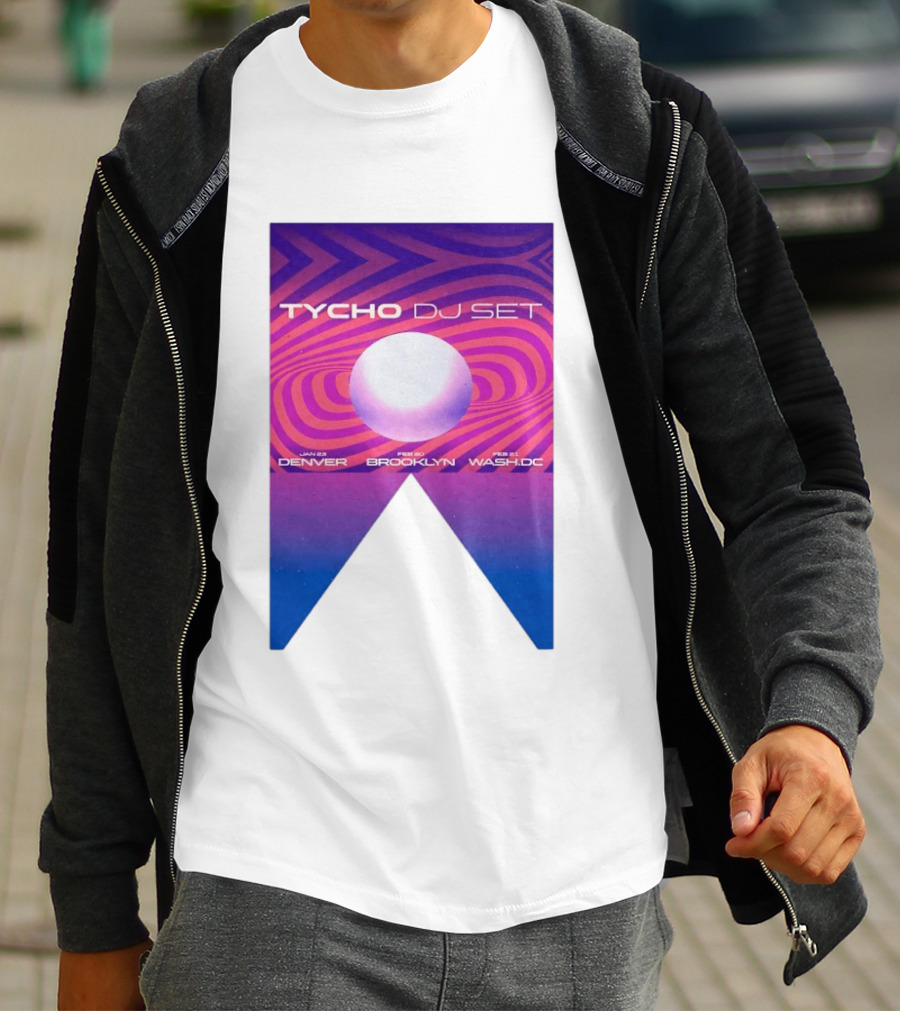 Tycho DJ Set Tour Jan Feb 2026 Denver Brooklyn DC T-Shirt