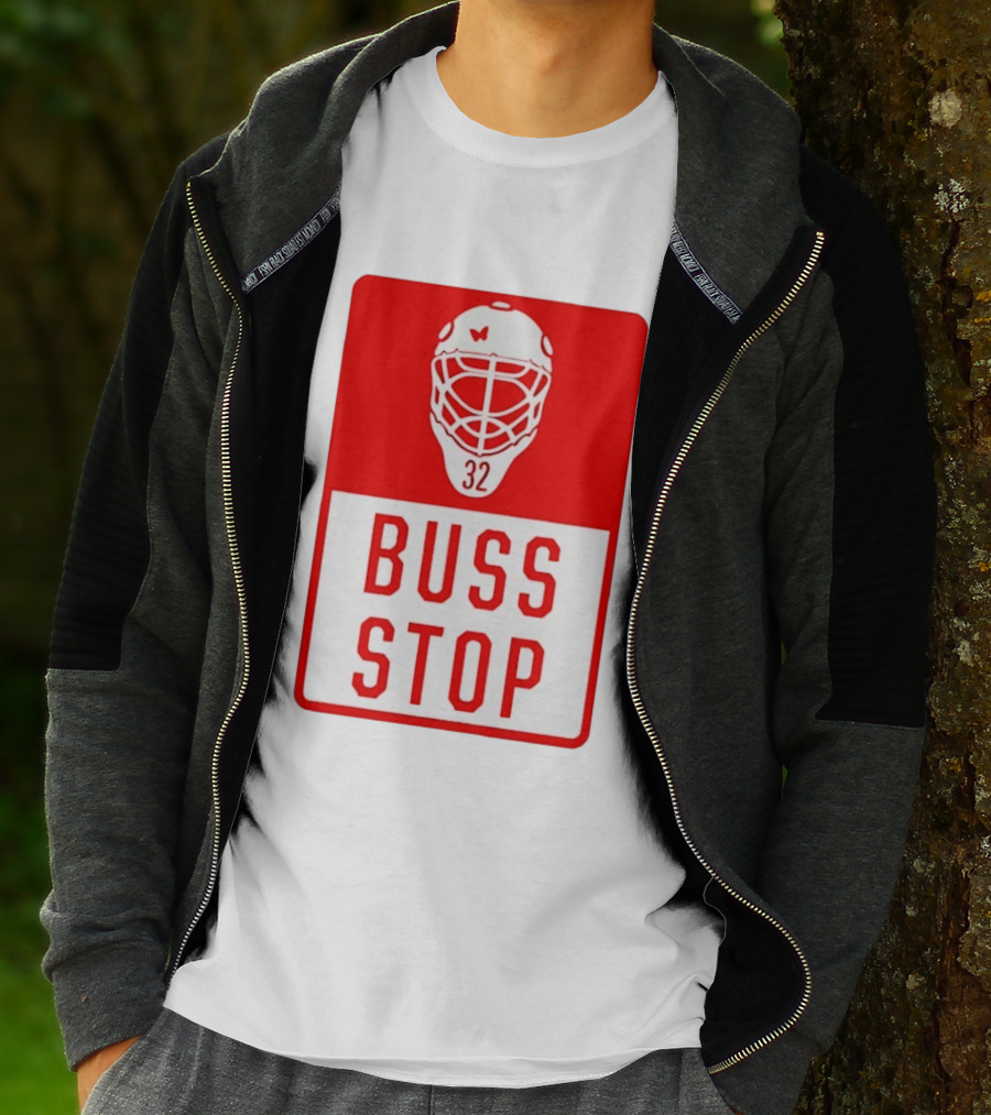 Carolina Hurricanes Buss Stop 32 Mask T-Shirt