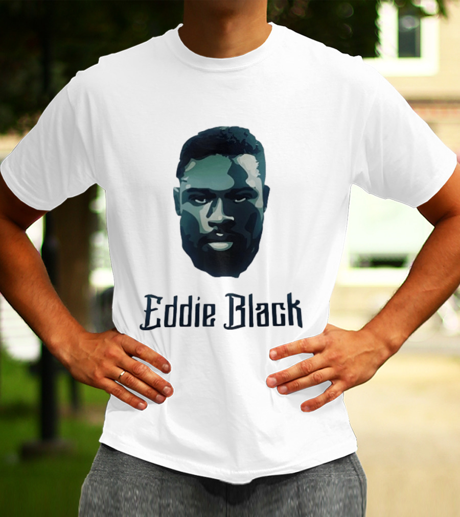 Eddie Black Big Head T-Shirt