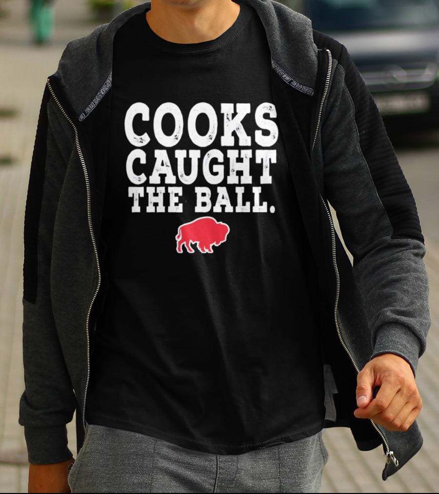 Buffalo Bills Cooks Caught The Ball Red Buffalo T-Shirt