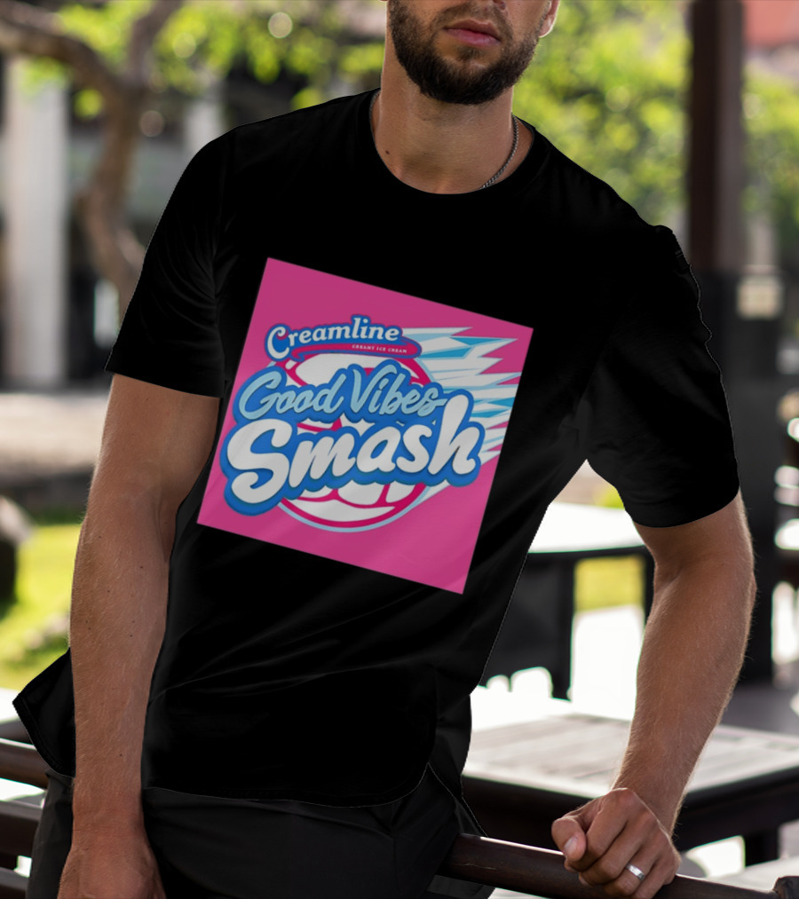 Creamline Good Vibes Smash Creamy Ice Cream Burst T-Shirt