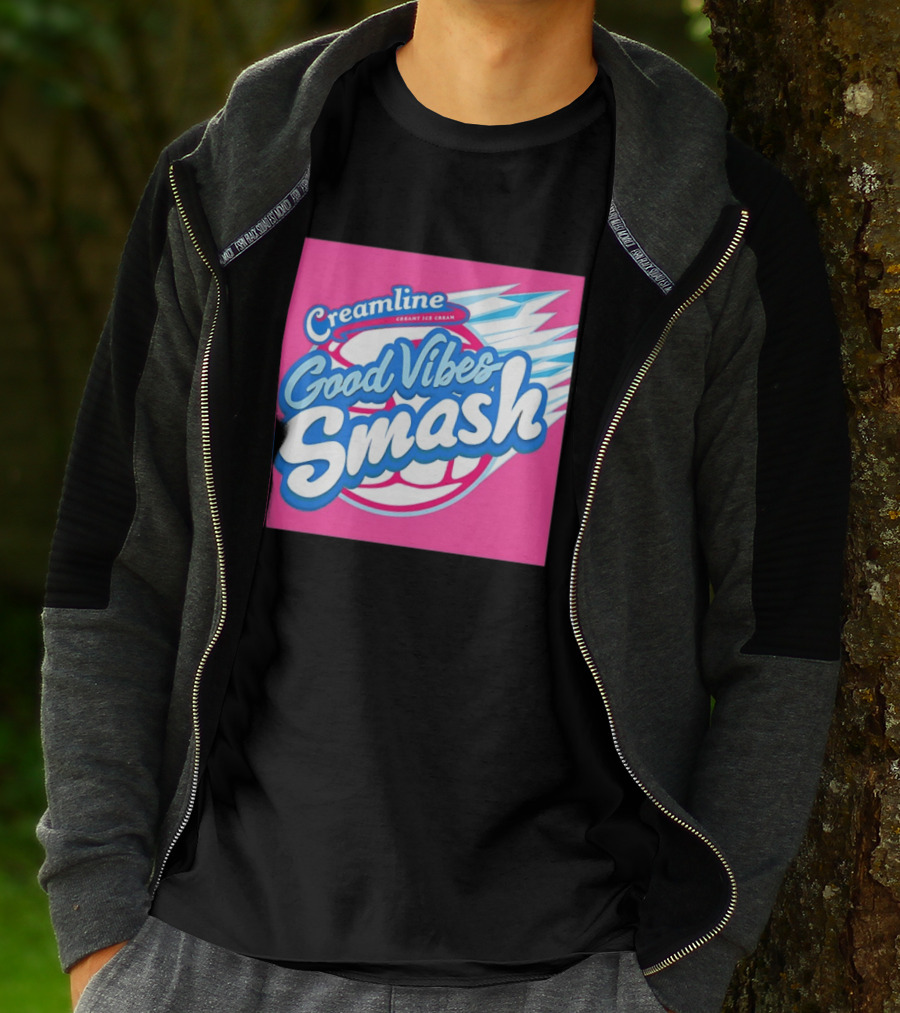 Creamline Good Vibes Smash Creamy Ice Cream Burst T-Shirt
