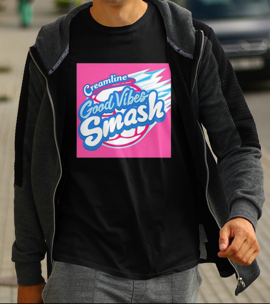 Creamline Good Vibes Smash Creamy Ice Cream Burst T-Shirt