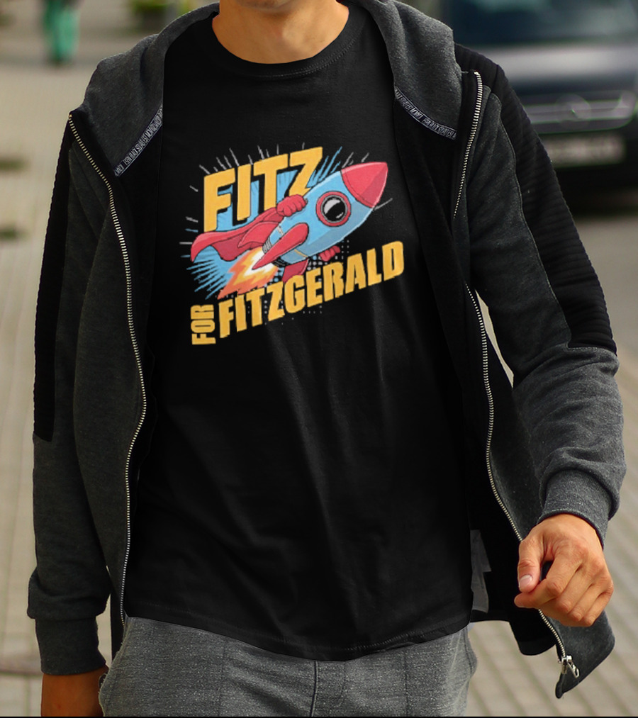 FITZ For FITZGERALD Rocketship T-Shirt