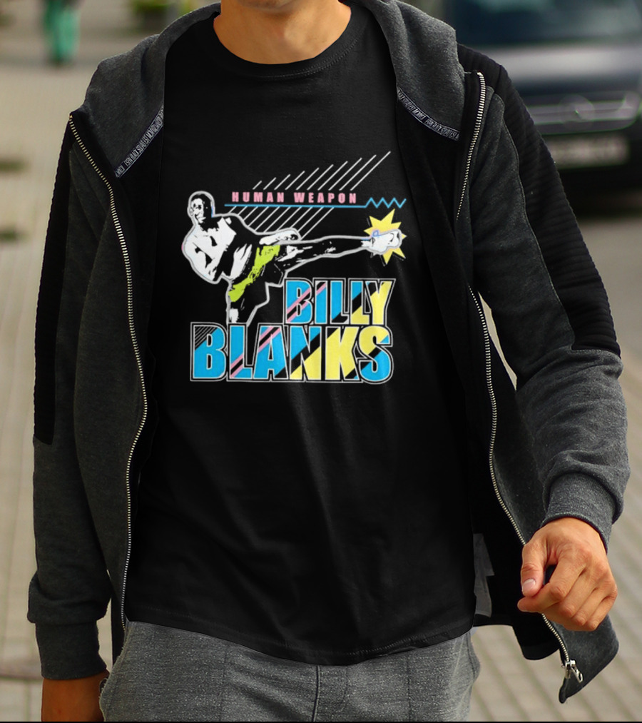 Human Weapon Billy Blanks Retro Kick Action T-Shirt