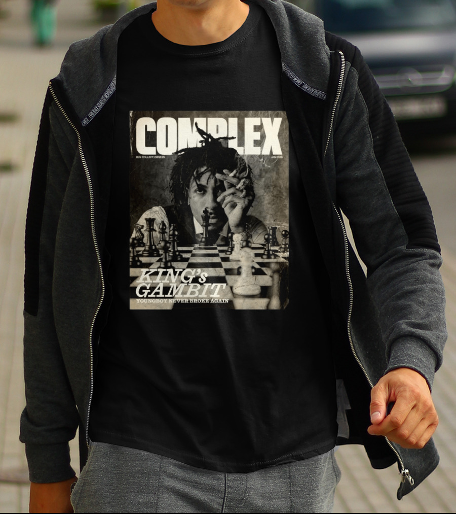 COMPLEX Magazine King's Gambit YoungBoy Never Broke Again January 2026 T-Shirt