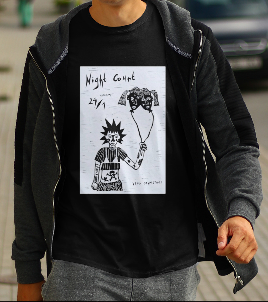 Night Court January 24 Vera Downstage Groningen NL Punk T-Shirt