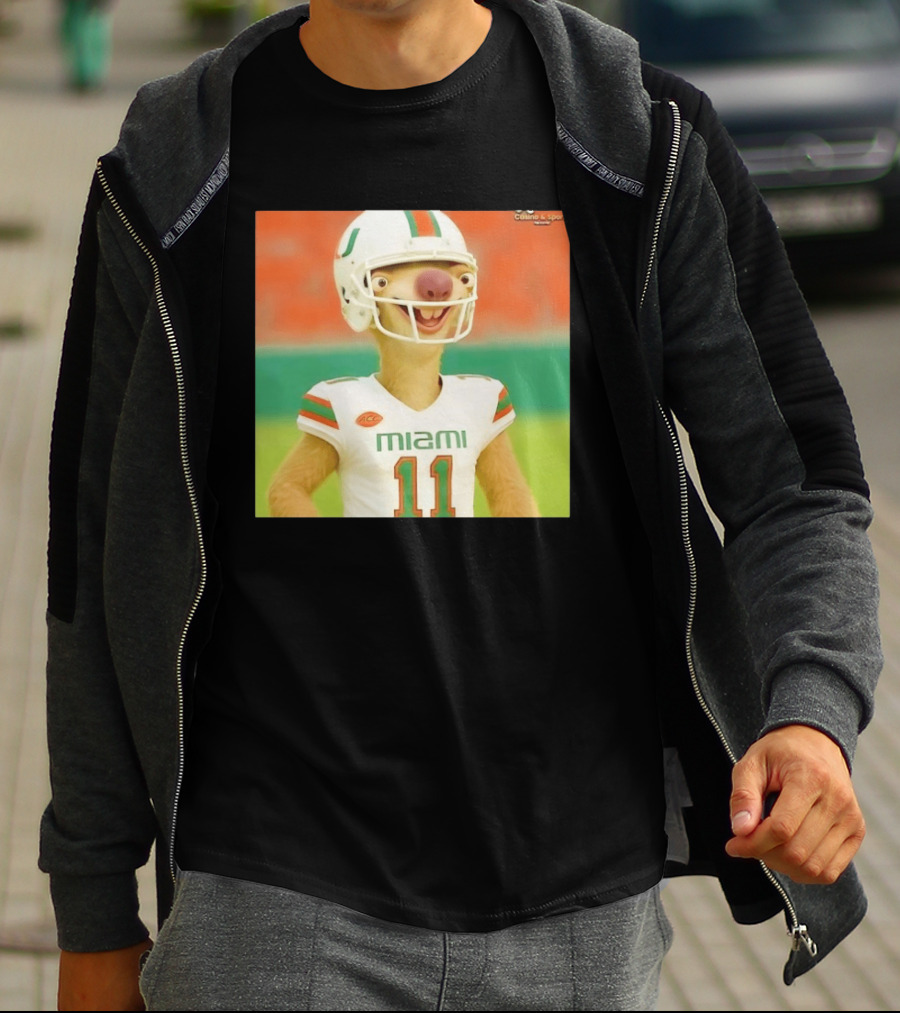 Sid Miami Hurricanes Football Jersey T-Shirt