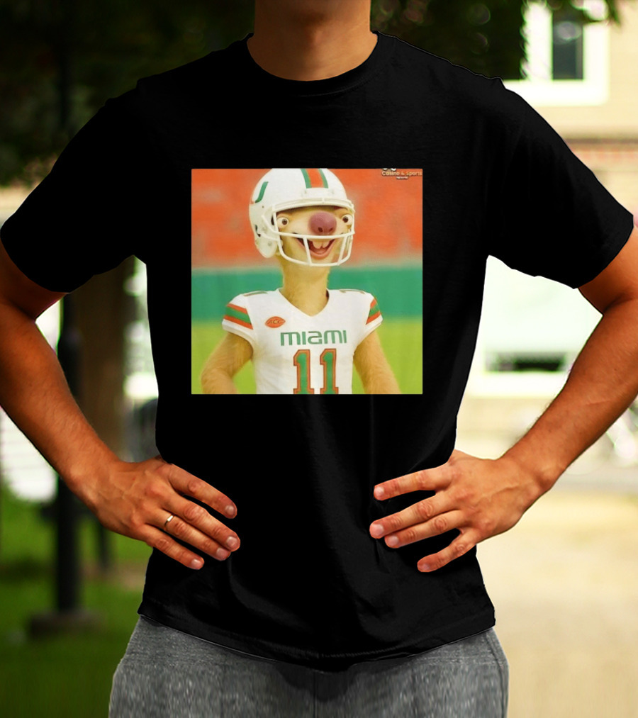 Sid Miami Hurricanes Football Jersey T-Shirt