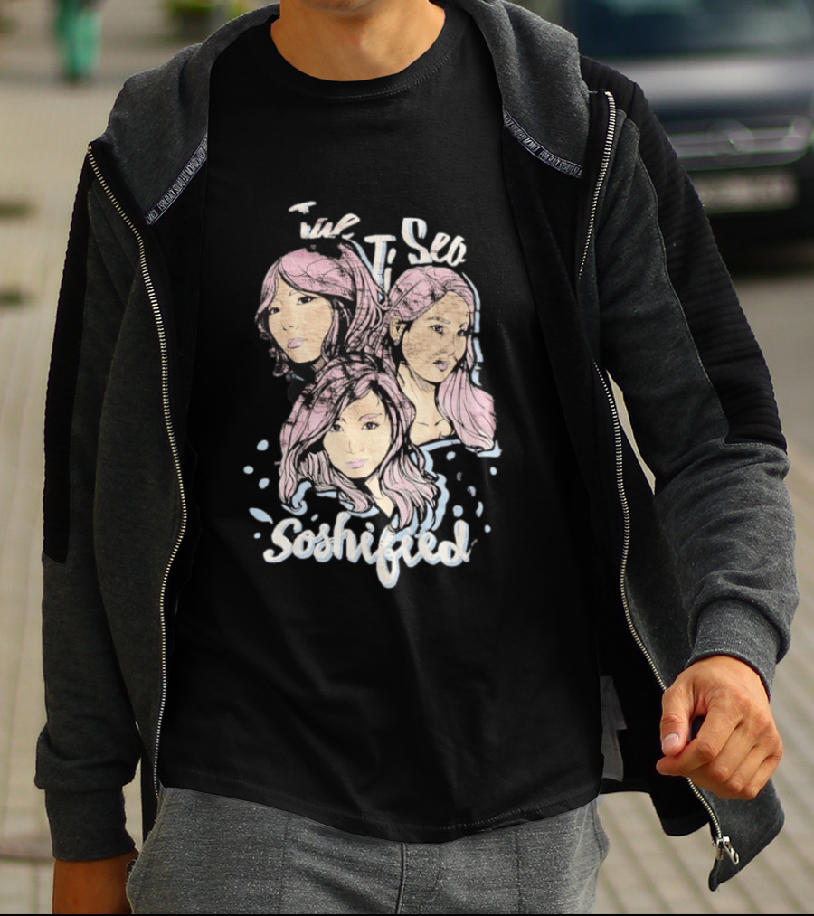 Tae Ji Seo Soshified Pastel Portrait Trio T-Shirt