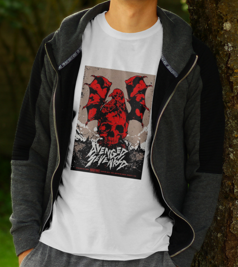 Avenged Sevenfold January 20 2026 Bogota Movistar Arena Mad Tree Special Guest T-Shirt