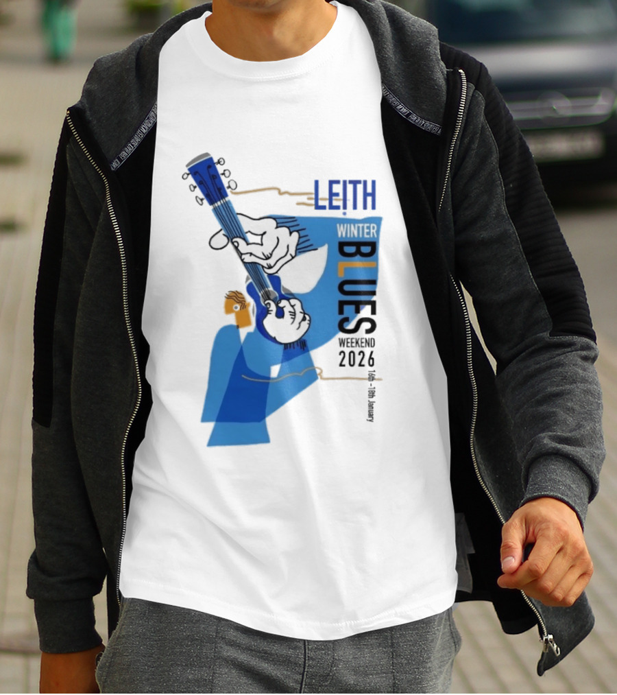 Leith Winter Blues Weekend 2026 Guitar Festival T-Shirt