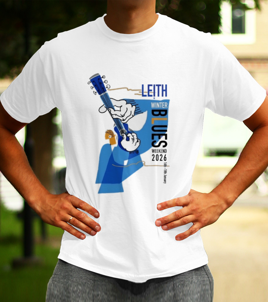 Leith Winter Blues Weekend 2026 Guitar Festival T-Shirt