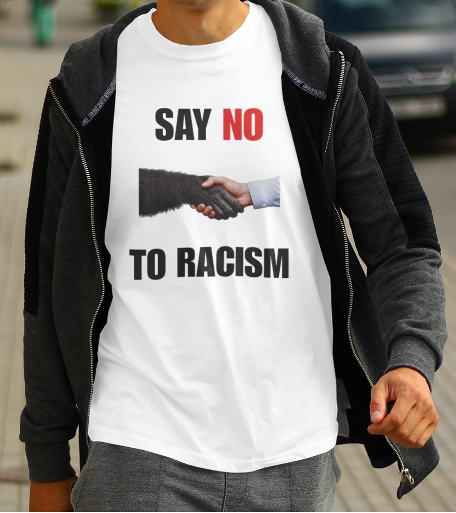 Say No To Racism Handshake Campaign T-Shirt