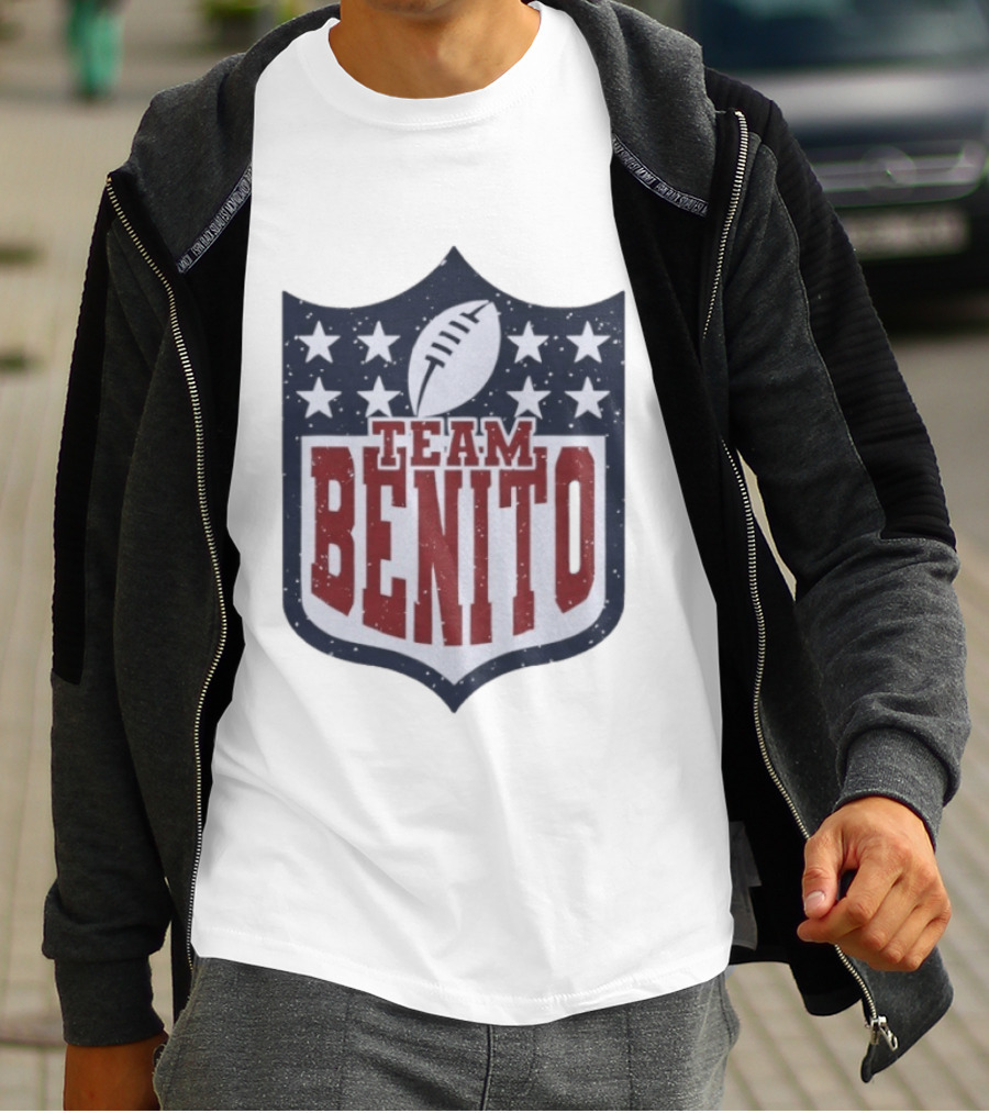 Team Benito Football Shield T-Shirt