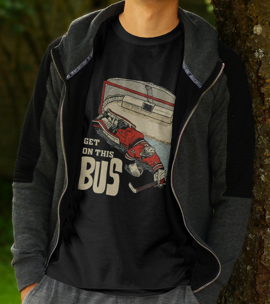 Brandon Bussi Carolina Hurricanes Get On This Bus NHL T-Shirt