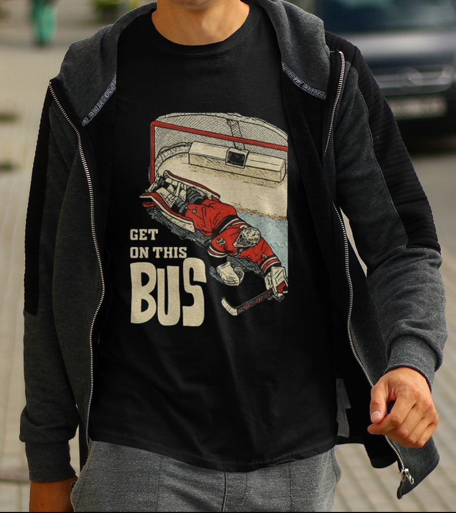 Brandon Bussi Carolina Hurricanes Get On This Bus NHL T-Shirt