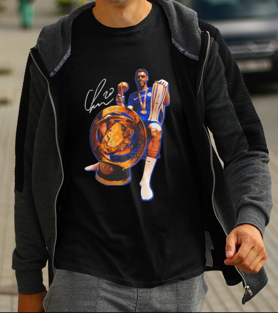 Cole Palmer Club World Cup FIFA Trophy Celebration T-Shirt